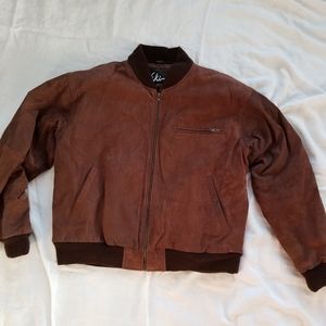 Niki Leather Bomber Style Jacket